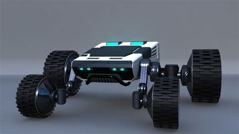 modeling a 4 wheel robot